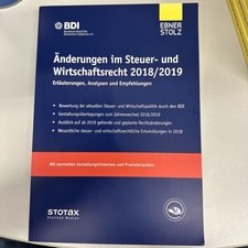Änderung im Steuer- und Wirtschaftsrecht 201...