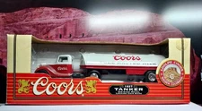 Ertl Diecast 1937 Ford Coors Malted Milk Tanker Coin Bank Vintage