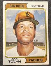 1974 TOPPS BOBBY TOLAN (SAN DIEGOPADRES) #535 VG/EX