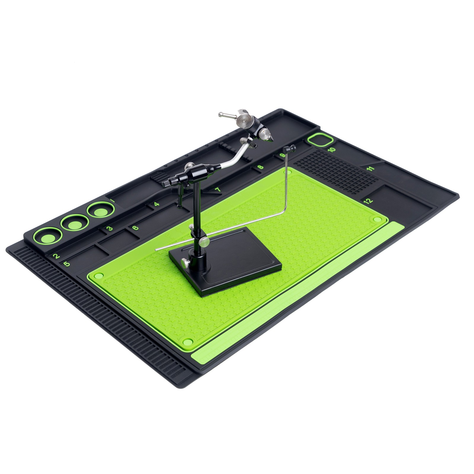 Raprance Fly Tying Mat & Storage Station, Magnetic Workspace with Tool Organizer
