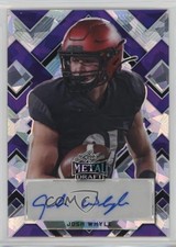 2022 Leaf Metal Draft Portrait Purple Crystals 7/15 Josh Whyle #PA-JW3 Auto 0u66