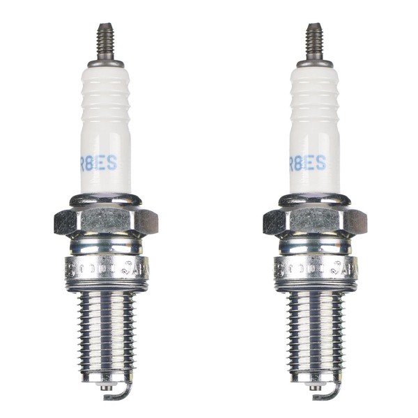 NGK ZüNdkerze DR8ES 5423 2Er Set (FüR: Honda CM 400 T Custom NC01 82-83 )-image