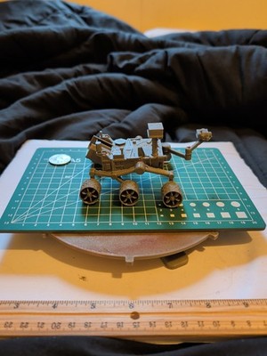 3d Printed 4 Inch Model Mars Rover ''Perseverance'' Unpainted