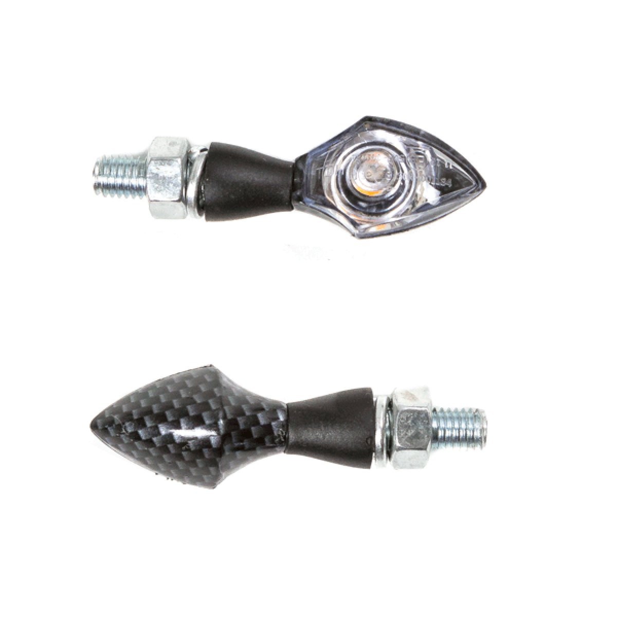 Lextek Pico LED Indicators Carbon Effect ECE Compliant Indicator Assembly Gloss
