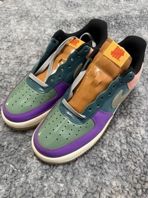 Nike Air Force 1 Low x UNDEFEATED Men's Colorblock Low Top Sneaker Green