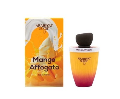 Arabiyat Prestige Mango Affogato EDP 100ml  Exotic Mango & Spicy Woods+Free Gift