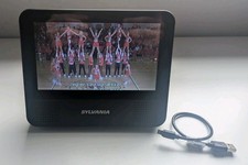 Sylvania Portable DVD Player With Charger. 