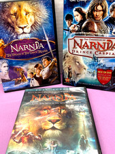 The Chronicles of Narnia 3 Movie Trilogy DVD's The Lion, the Witch and The Wardr