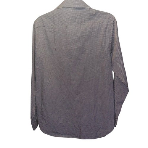 Michael Kors Men's Slim Fit Polka Dot Button Down Shirt, Long Sleeve 32/33 Med. - Picture 2 of 6