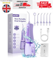 SEJOY Water Dental Flosser Cordless Oral Irrigator 350ML 6 Jet Tips Tooth Floss