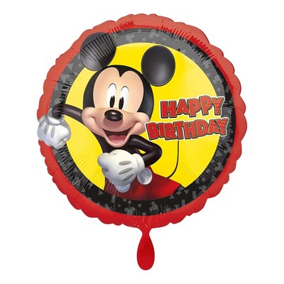 45cm Luftballon: Mickey Mouse Forever Birthday (Luft/Helium)