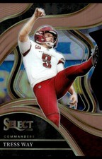 Tress Way 2023 Panini Select #213 Commanders Insert ? SEE SCAN! FREE SHIPPING