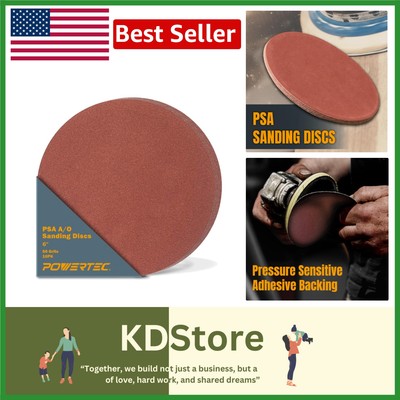 DIY Essential: 10 PCS 60 Grit Self-Adhesive Sanding Discs for All Your Projects