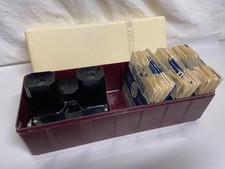 Vintage Sawyer's View Master Viewer with 27 Reels and Case Disney, Bugs Bunny..