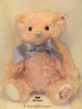 Steiff Teddy bear Japanese Collectors SAKURA Cherry blossoms Swarovski Pink NEW
