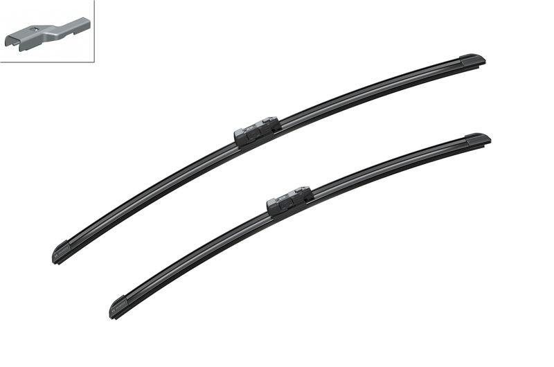 Essuie-glace BOSCH OE 3397007430 premium pour Land Rover - Technologie aerodynamique plate