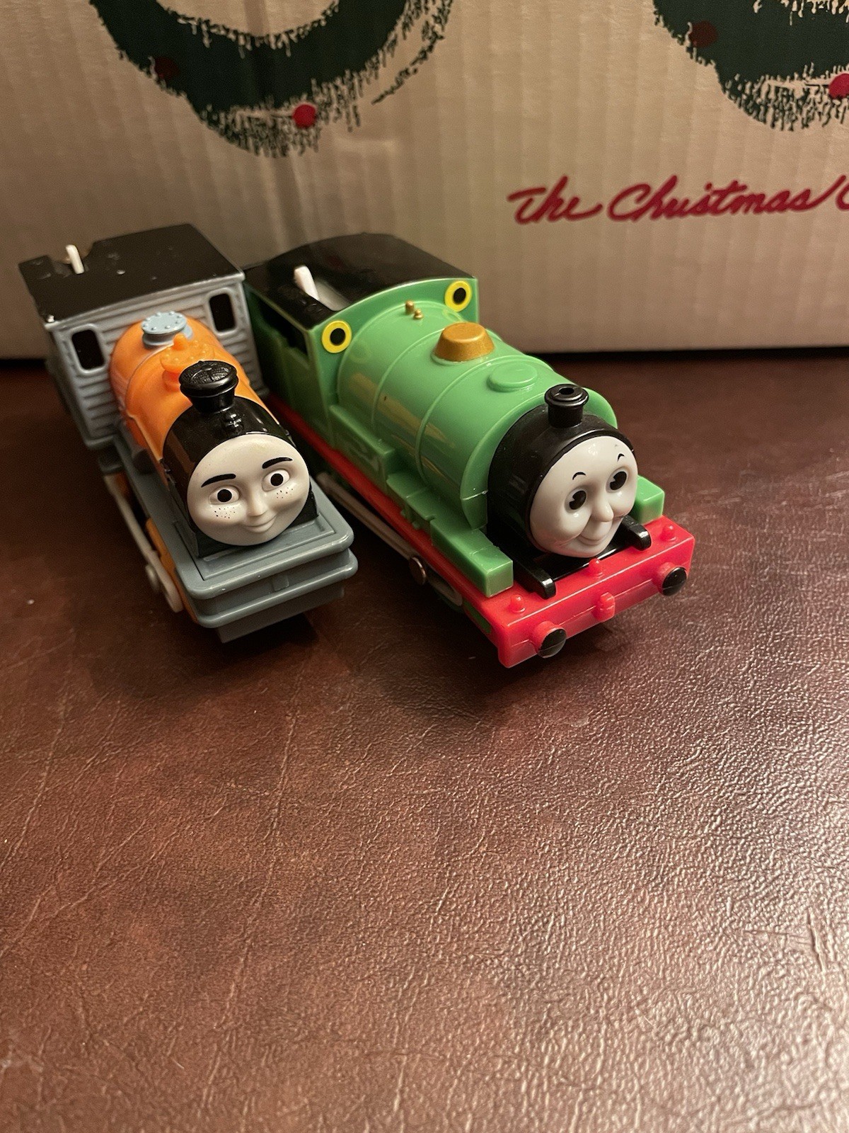 Trackmaster Thomas & Friends Percy & Dash Train Lot Working Condition  