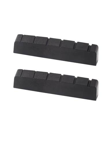 Metallor 6 String Graphite Guitar Nut Pre-Slotted Top Nut Compatible with Les...