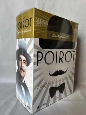 Agatha Christie's Poirot Complete Cases Collection DVD, 33-Disc Box Set. New!