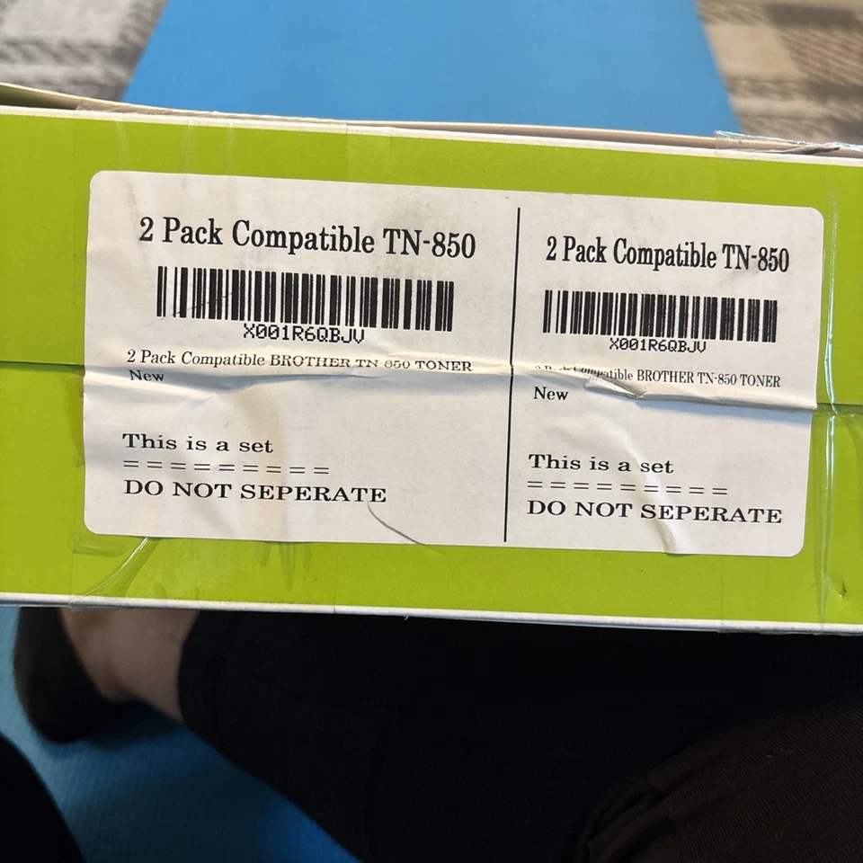 2 Pk TN850 Toner For Brother MFC-L6750DW MFC-L6900DW MFC-L5700DW L5850DW L5900DW - image 2 of 3