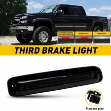 Full Smoked LED 3rd Third Brake Tail Light 36312 For Chevy Silverado Sierra New