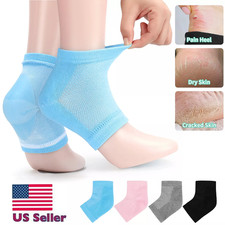 Silicone Moisturizing Gel Heel Socks Cracked Dry Foot Skin Care Protectors USA
