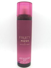 BATH  BODY WORKS FRUITY MUSK FRAGRANCE MIST BODY SPRAY 8 FL OZ