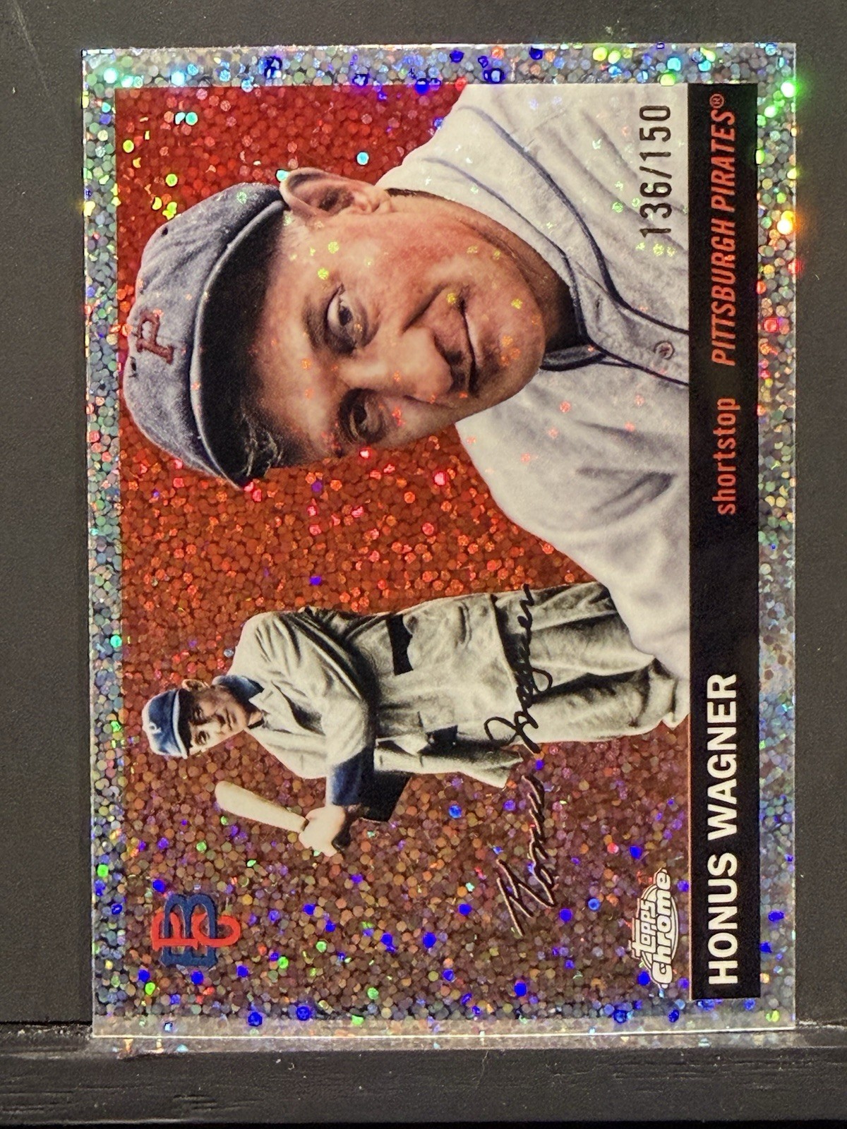 2025 Topps Chrome Platinum #439 Honus Wagner Speckle Refractor /150