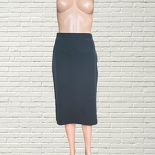 Prada Skirt - Black High Rise Midi Pencil Skirt W Slit L