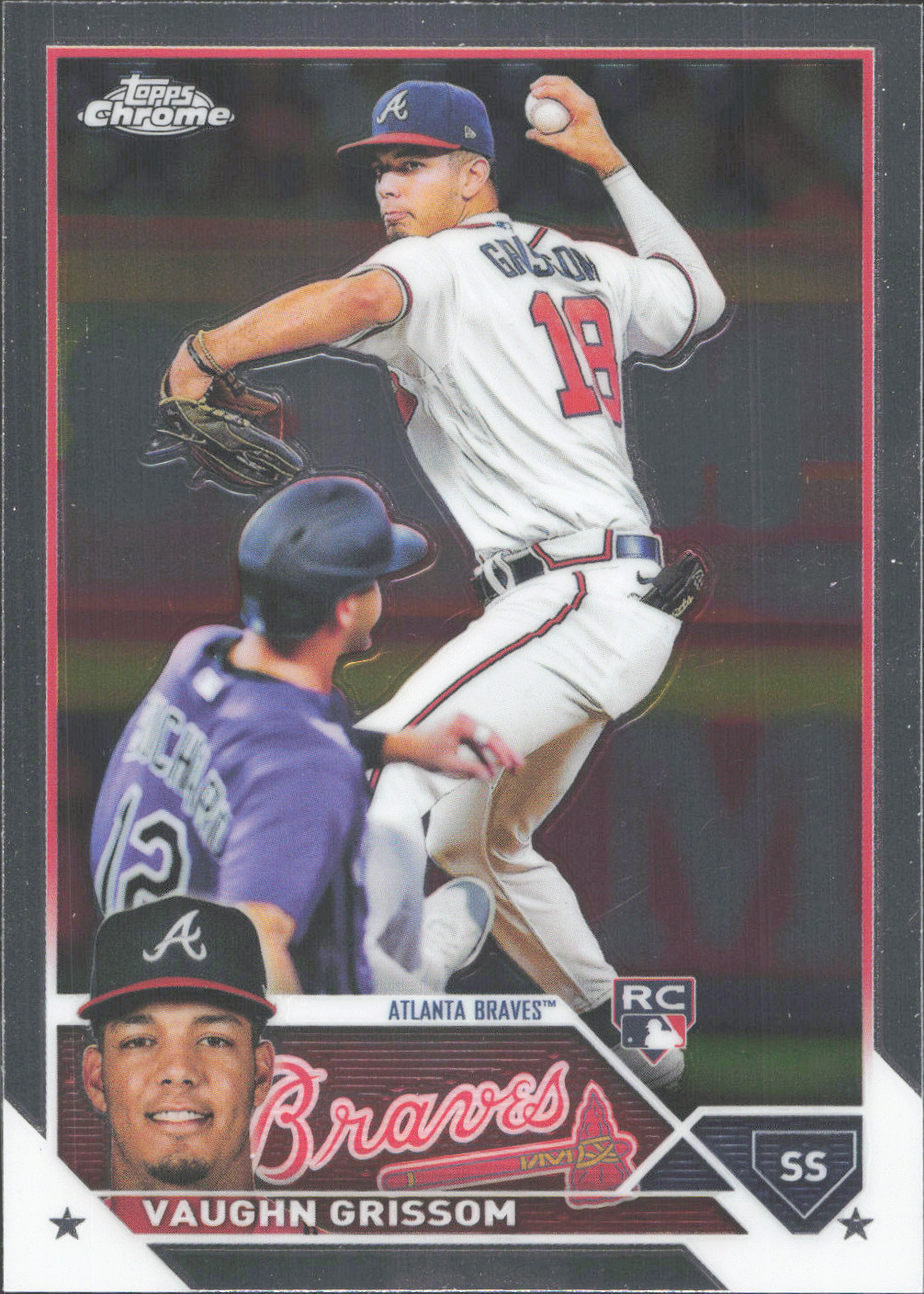 2023 Topps Chrome - Vaughn Grissom #48 (RC) Braves