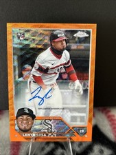 2023 Topps Chrome Rookie Autographs Lenyn Sosa Orange /25 White Sox