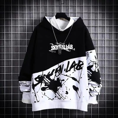 Neu Hip-Hop Kapuze für Sommer Neu Locker Mantel Trendy Marke Hoodie für Herren