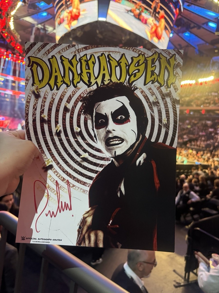 WWE Monday Night Raw MSG NYC Poster 11x14 Signed Autograph Dan