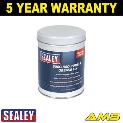 Sealey Red Rubber Fett Dose 500g SCS110