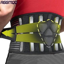 Adjustable Lower Back Brace Lumbar Support Waist Belt for Men Women Pain Relief