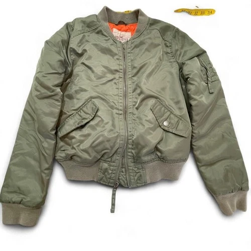 Hollister-co Men's Green and Khaki Jacket - product listing photo