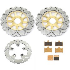 For Suzuki GSF 1200 S Bandit 96-00 Bandit 1200 96-00 Front Rear Brake Discs Pads