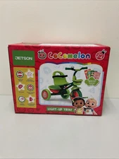 Jetson CoComelon Light-Up Trike with Front and Rear Baskets, Seatbelt and Bell