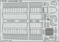 MW22 Eduard 491577 Hurricane Mk.I 1/48 Pe Set For Arma Hobby