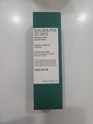 Some by Mi AHA BHA PHA 30 Days Miracle Foam 100ml -US Seller