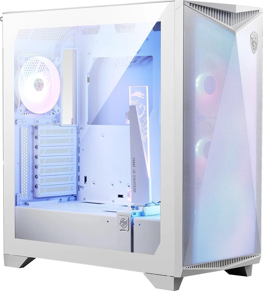 MSI MPG GUNGNIR 300R AIRFLOW WHITE - BOITIER PC MID-TOWER - USB TYPE-C (20Gb/s) - Photo 2/4