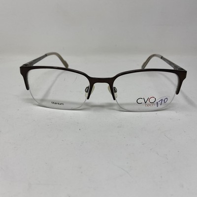 CVO TECH EYEWEAR CLEAR VISION T 5614 Brown 53-18-140 Flex Hinge 3847