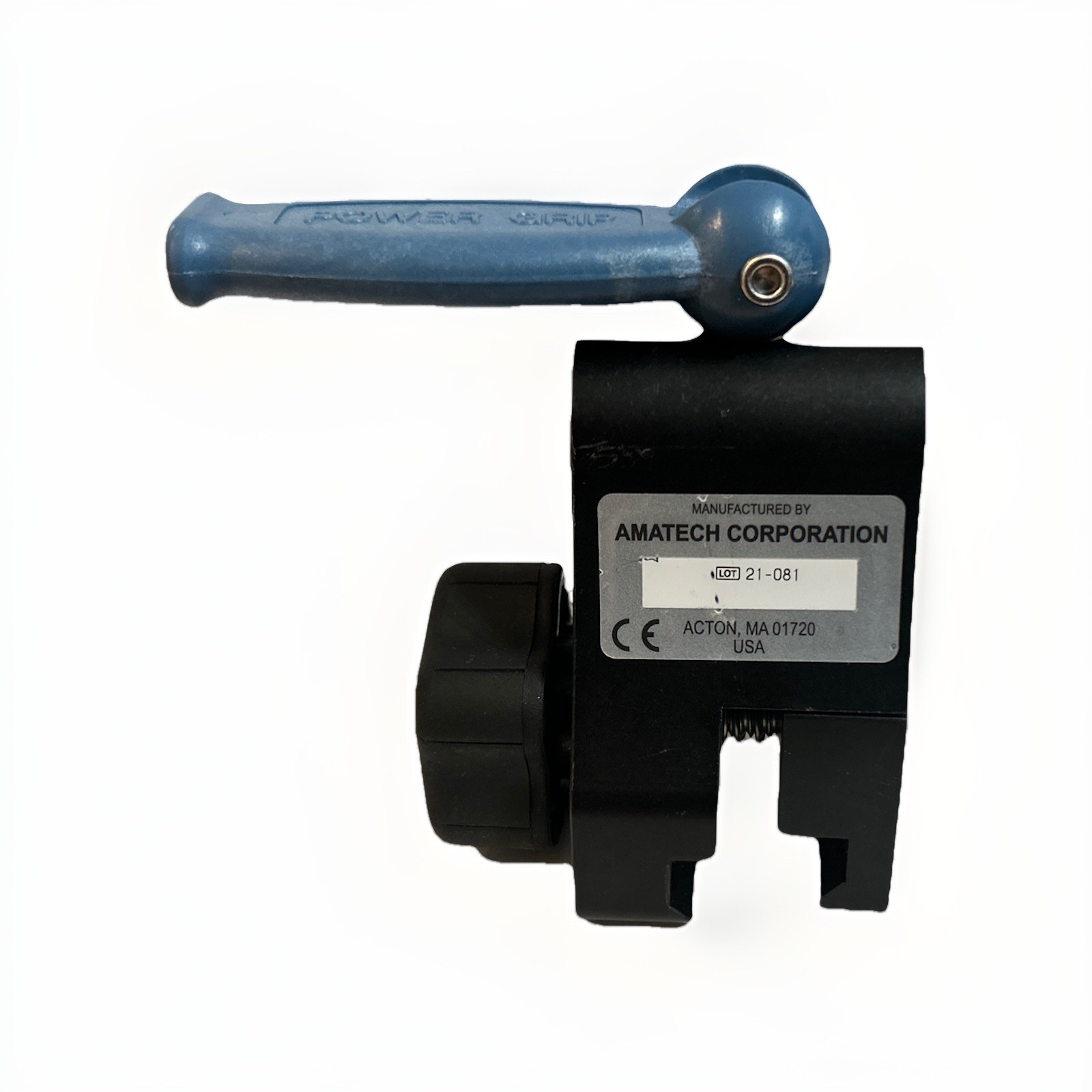 Allen Medical Systems F- 40018  medical bed rail Clamp Blue Fin Handle