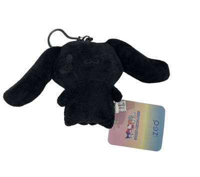 Sanrio Cinnamoroll schwarzes Maskottchen Plüsch Schlüsselanhänger neu...