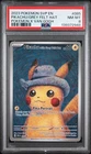 2023 POKEMON SVP EN-SV BLACK STAR PROMO #085 PIKACHU WITH GREY FELT HAT PSA 8