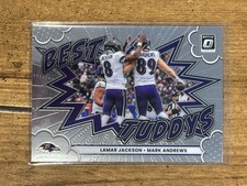 2025 Panini Optic Best Tuddys #15 Lamar Jackson Mark Andrews Baltimore Ravens