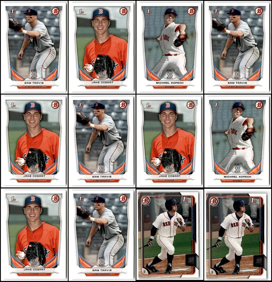 Lote de tarjetas Bowman Draft Picks & Prospects Boston Red Sox (72) - EDICIÓN LIMITADA... Foto 3 de 4