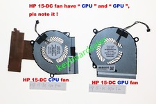 New For HP 15-DC 15-DC000 15-DC1080TX 15-DC1081TX Laptop "CPU GPU" Fan A pair