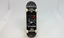 TECH DECK WORLD TOY MACHINE BLACK & GRAY 96mm Fingerboard Skateboard Spin Master