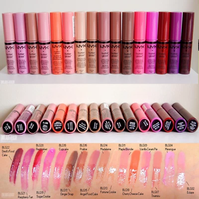 NYX Butter Lippenglanz professionelles Make-up - 8 ml - NEU VERSIEGELT Farbton wählen